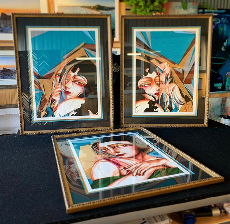 Reflective Woman - 3 (Framed)