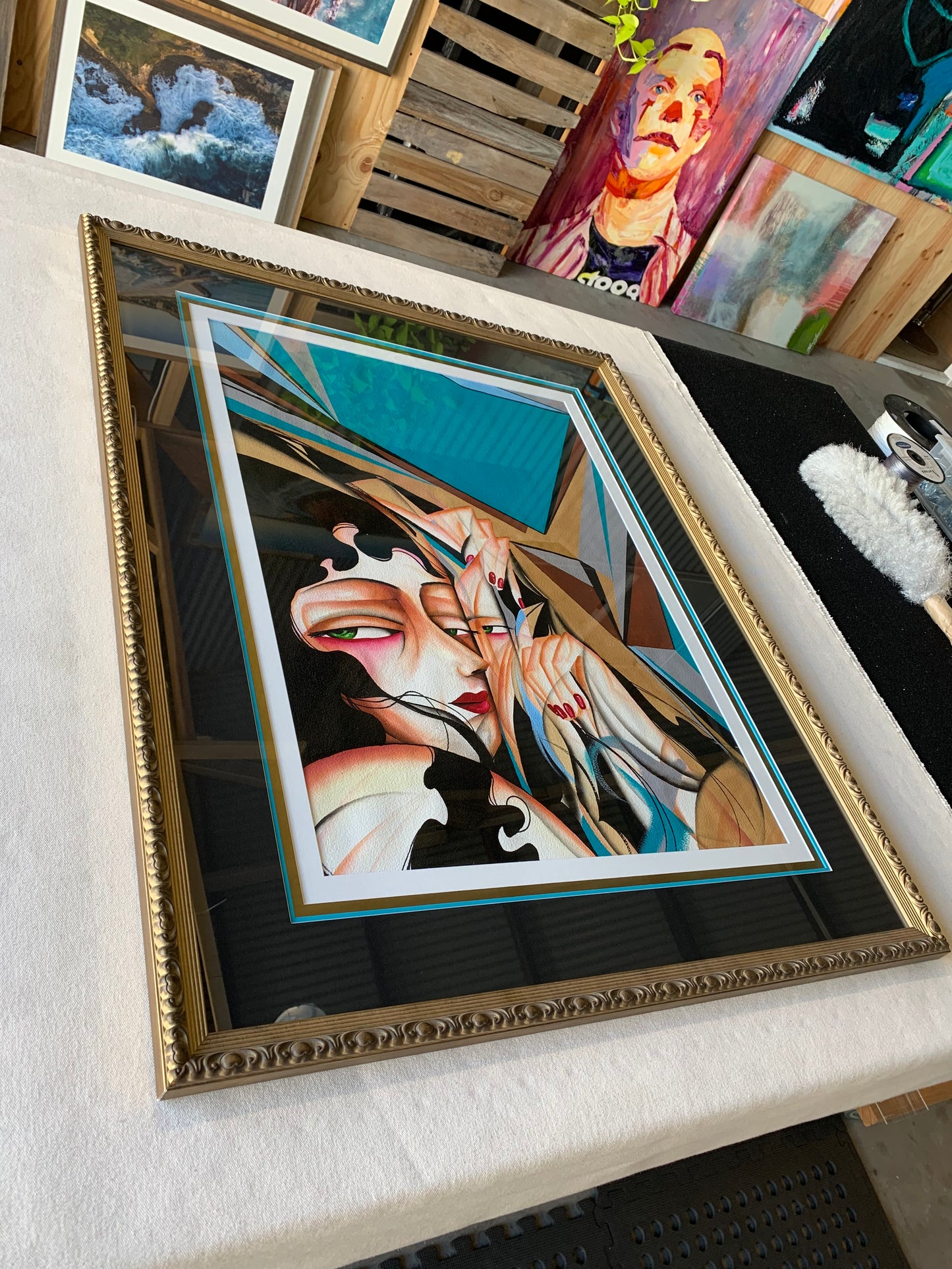 Reflective Woman - 3 (Framed)