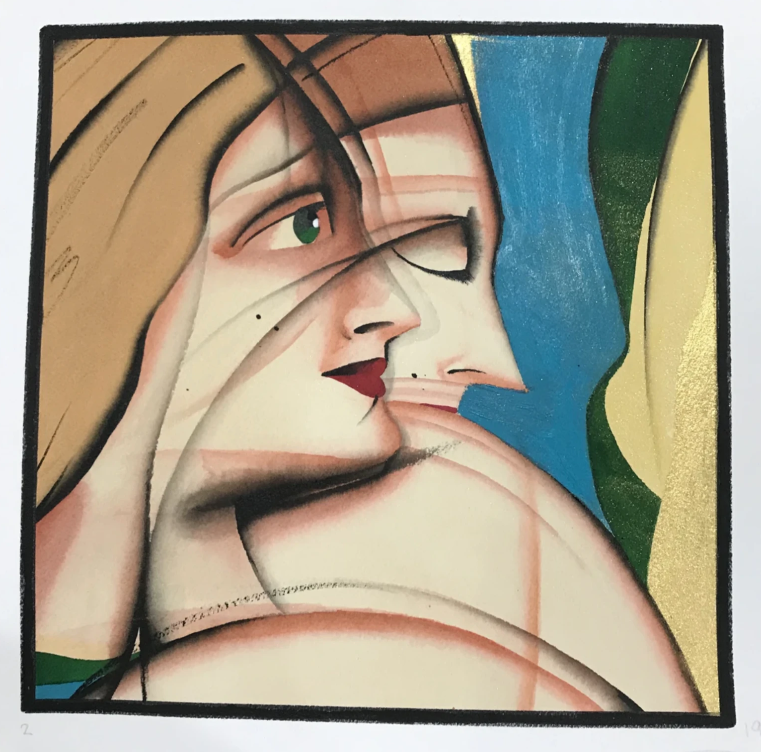 Art-deco painting