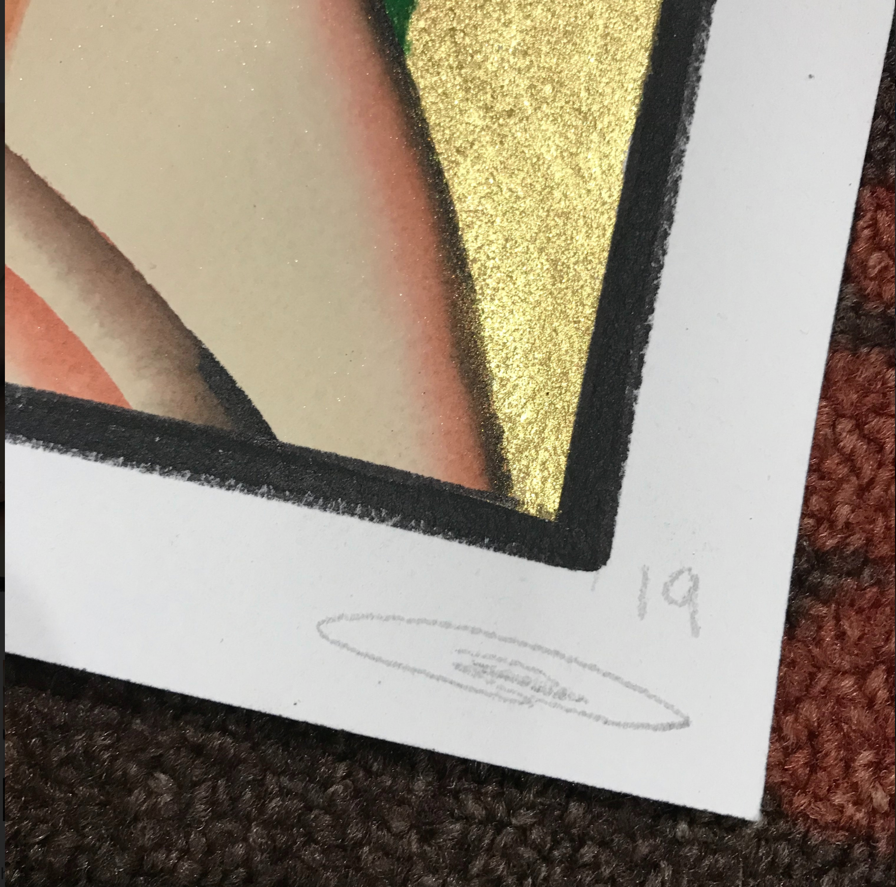 Signed painting